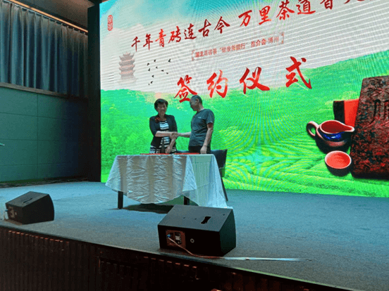 万里茶道健康行 赵李桥茶厂乌鲁木齐推介会签约1000万元