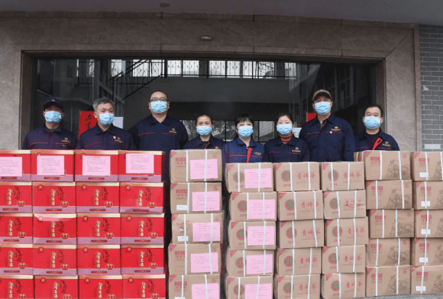 1500斤山西陈醋驰援湖北 “川”字茶山西临汾总代理心系茶厂显长情