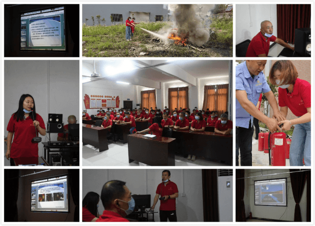 湖北省赵李桥茶厂开展消防知识培训及演练活动