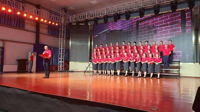 赵李桥茶厂携手赤壁科信口企业献礼建党100周年文艺汇演举行